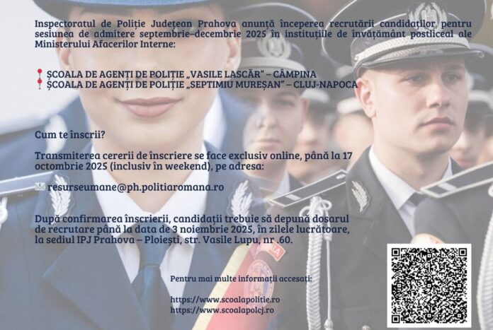 admitere IPJ Prahova