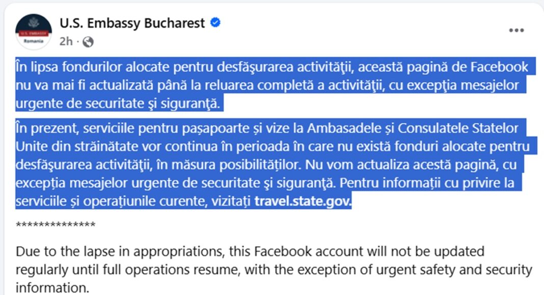 ambasada sua lipsa fonduri
