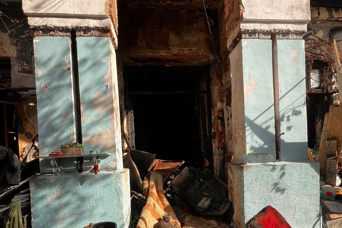 Incendiul a făcut prăpăd