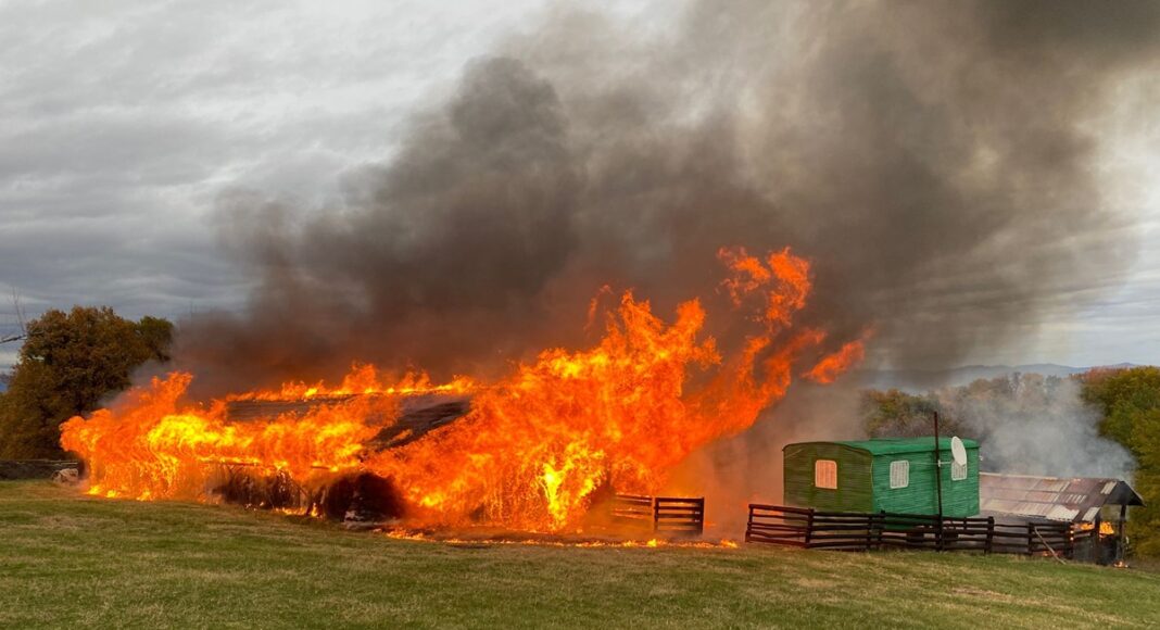 incendiu ferma baicoi