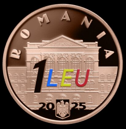 moneda colorata bnr