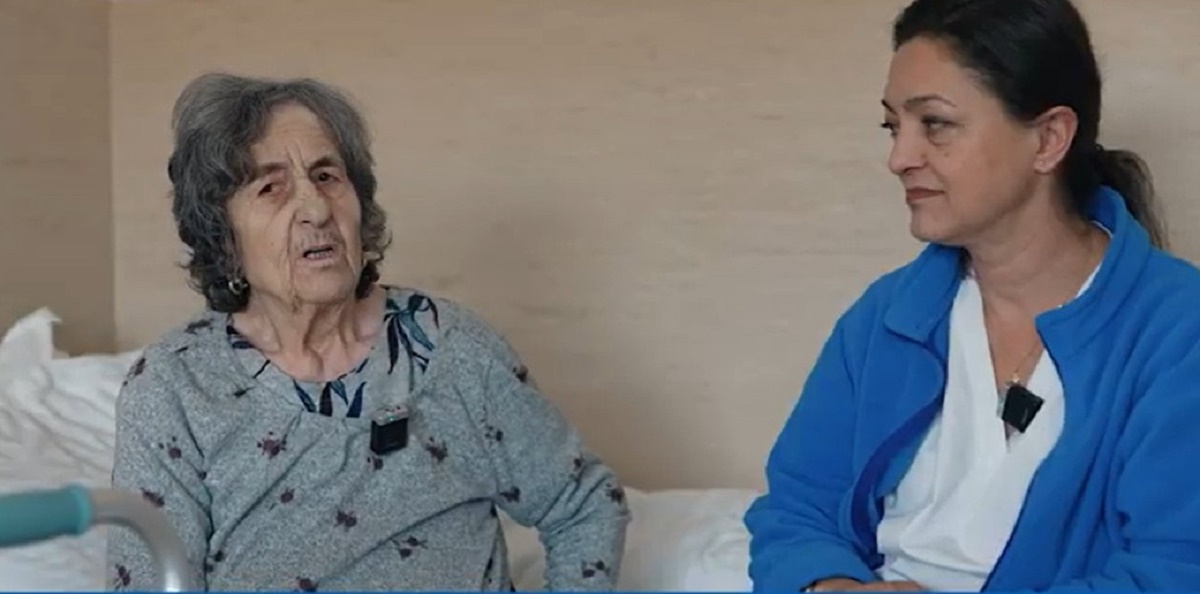 Țiculeana Cojocaru, alături de medicul Nadina Liculescu