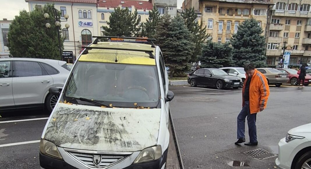 taxi abandonat