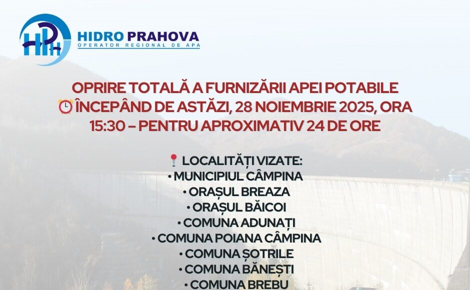 anunt hidro prahova