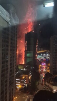 incendiu hong kong