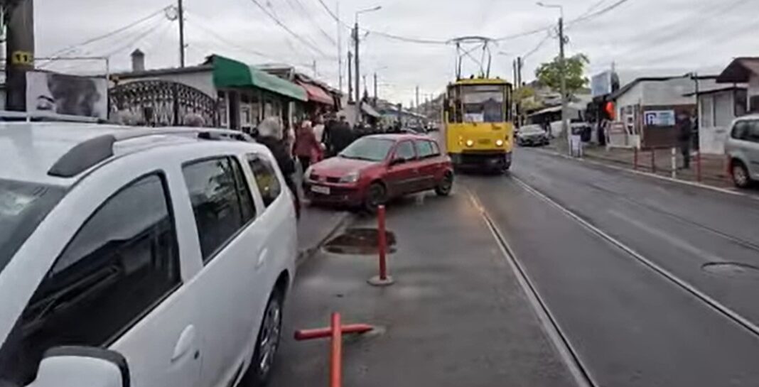 tramvai blocat soferita ploiesti
