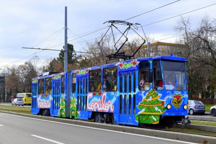 tramvai mos craciun ploiesti