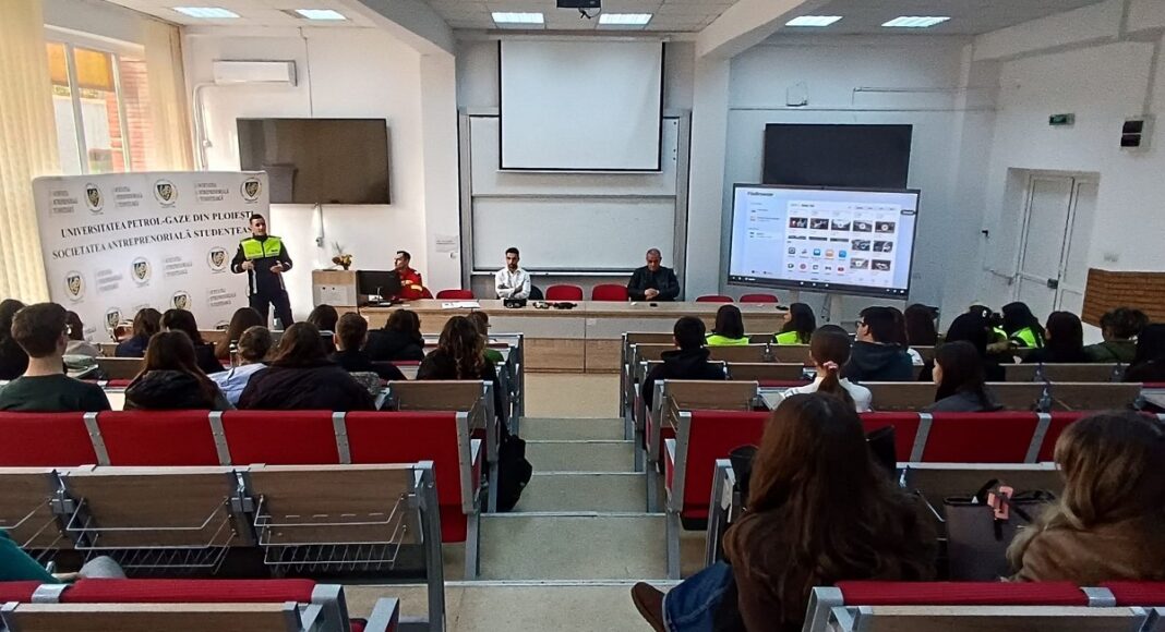 Întâlnire cu studenții UPG Ploiești în cadrul campaniei „Trăiește la volan”
