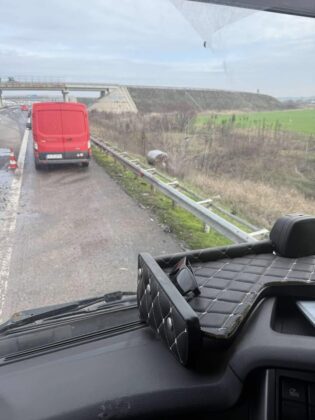 camion pietris rasturnat a3 bucuresti ploiesti