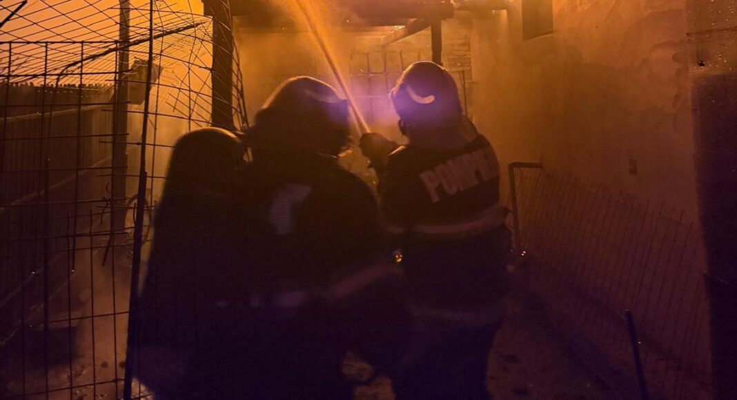 incendiu ilustratie