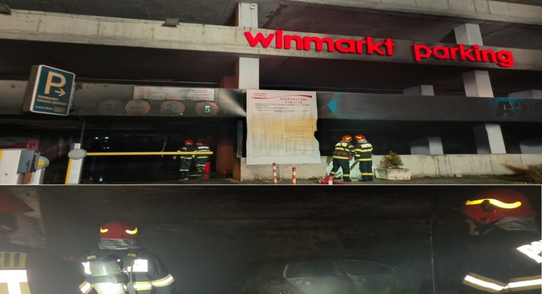 incendiu parcare omnia