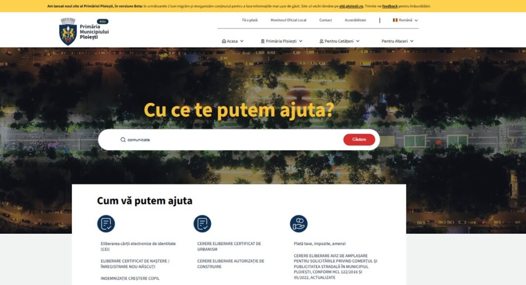site Primaria Ploiești