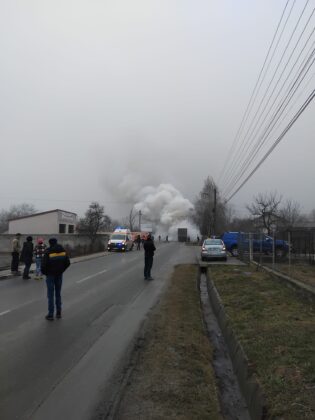 incendiu camion