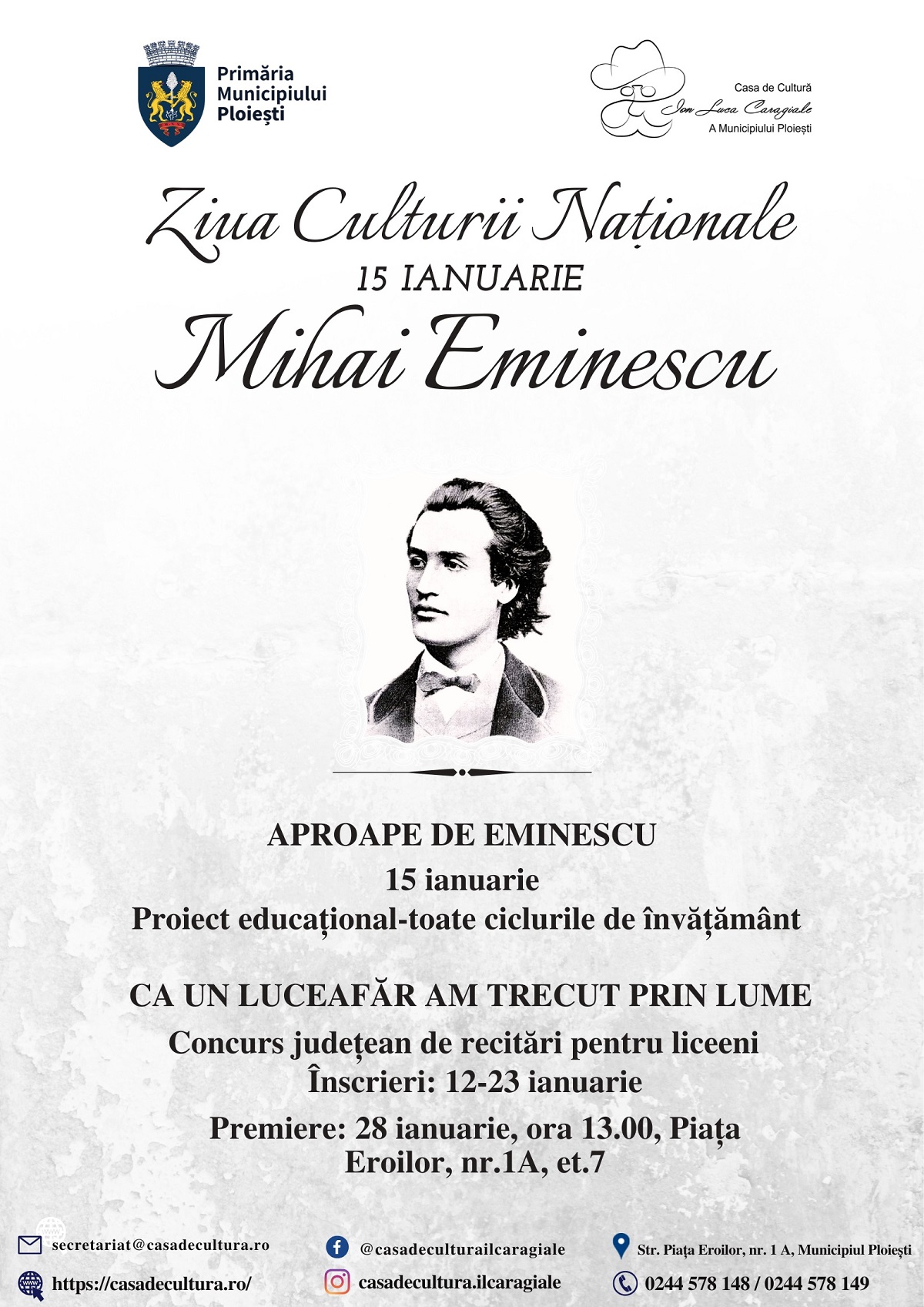 Ziua Culturii Naționale 2026