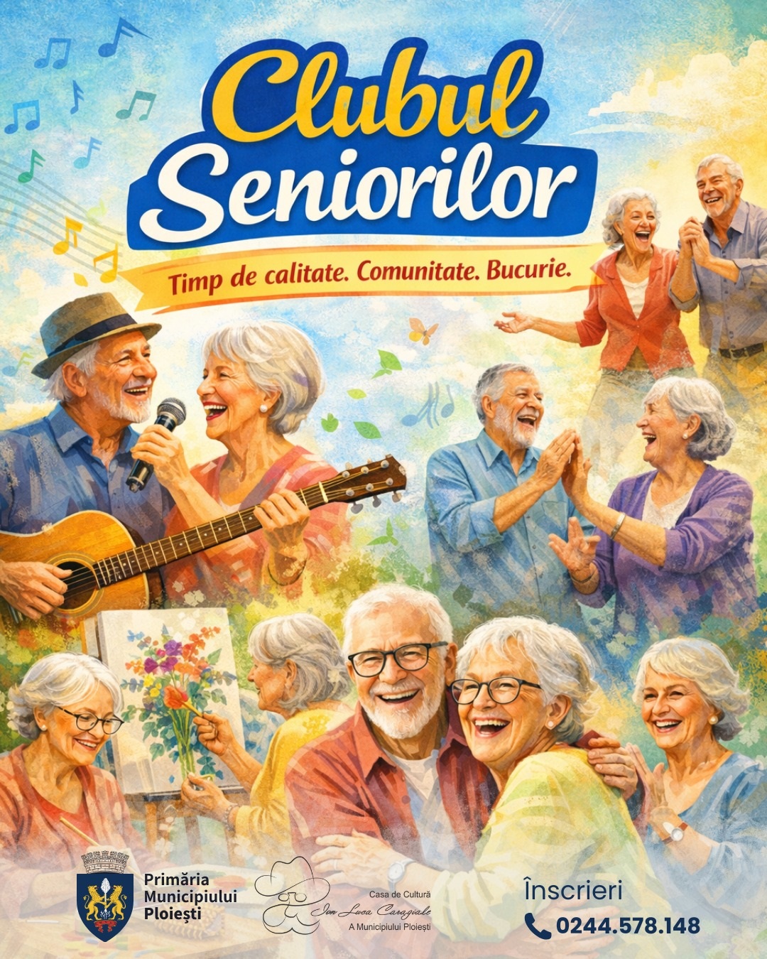 afis clubul seniorilor