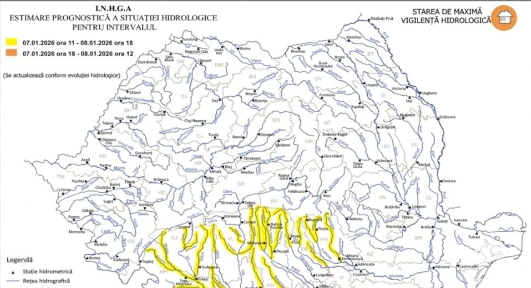 atentionare inundatii