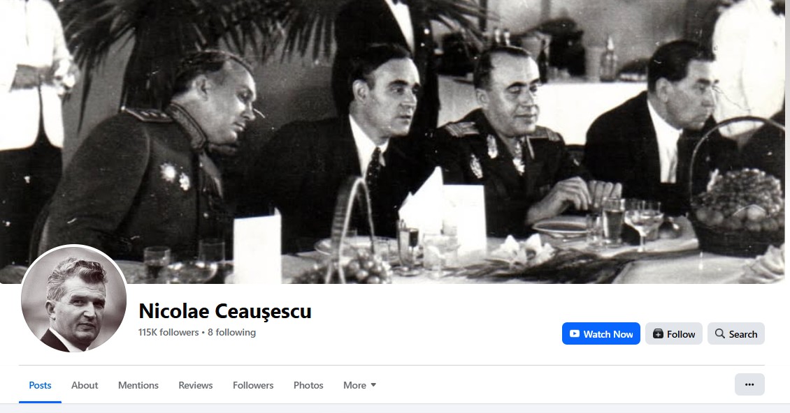 ceausescu pagina facebook