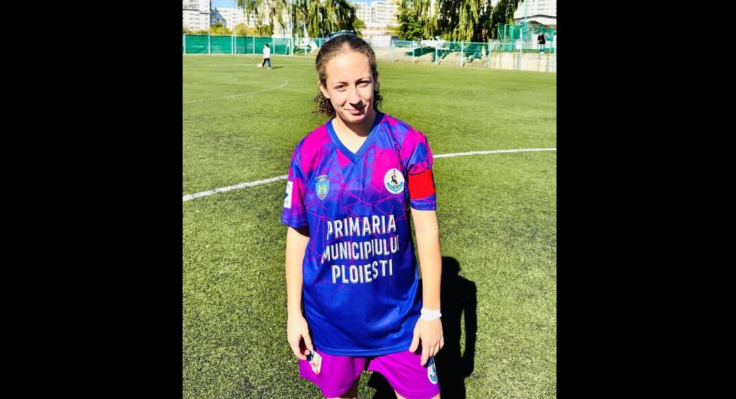 Ruxandra Nedelescu, căpitanul echipei de fotbal feminin Junioare U17 Prahova Ploiesti