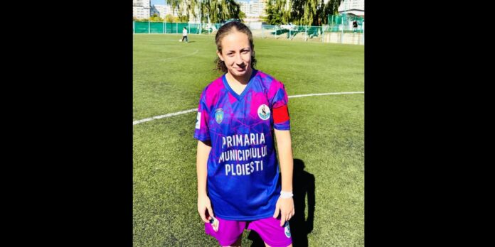 Ruxandra Nedelescu, căpitanul echipei de fotbal feminin Junioare U17 Prahova Ploiesti