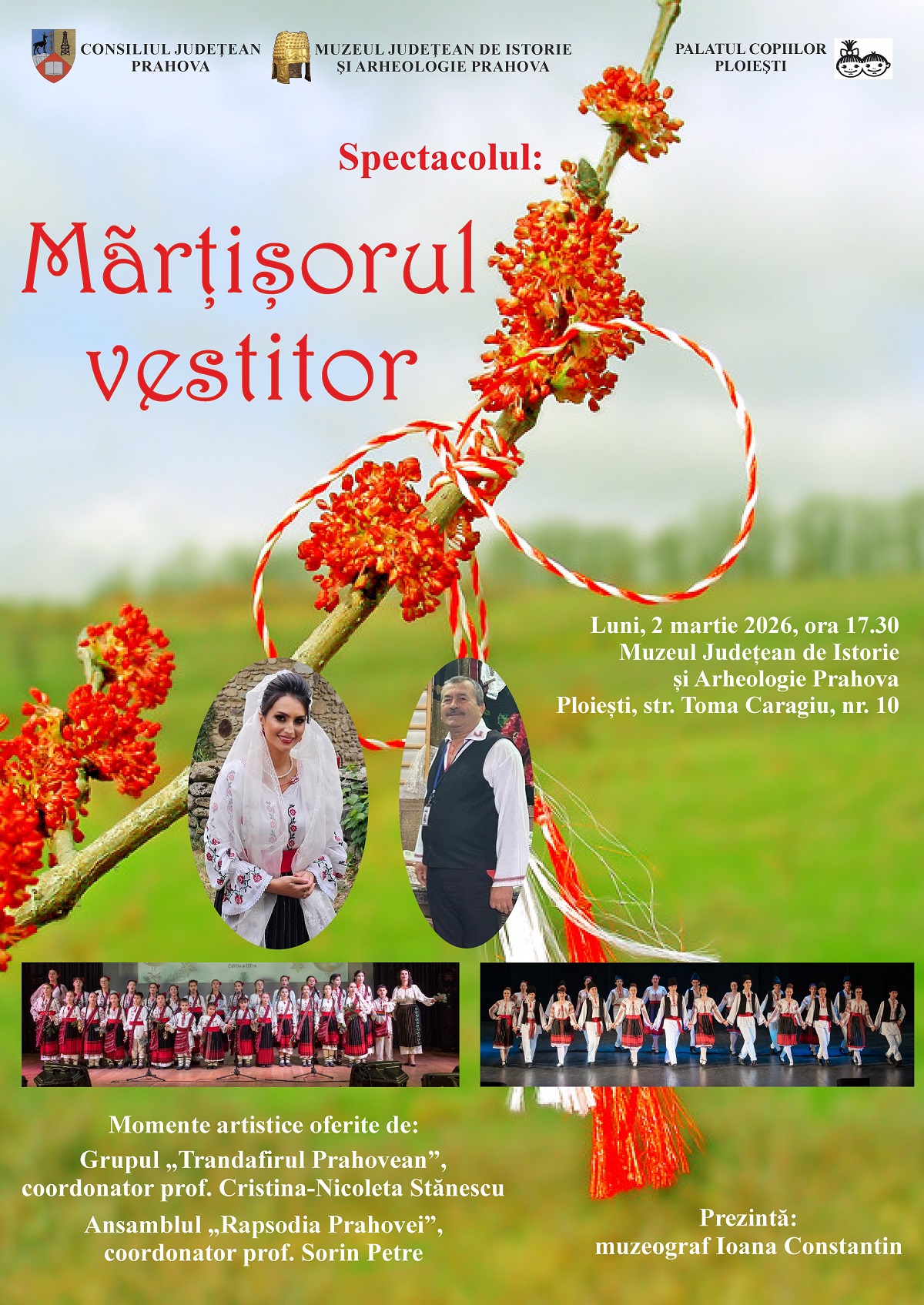 Afis Spectacol martisor Ioana 2026a