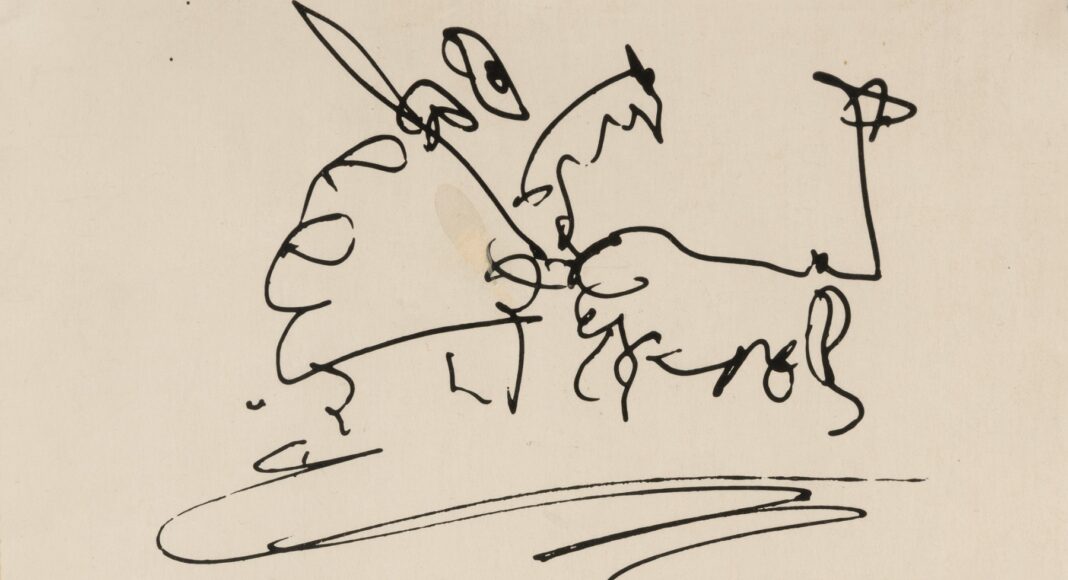 Pablo-Picasso_Scena-de-corida-1959_desen