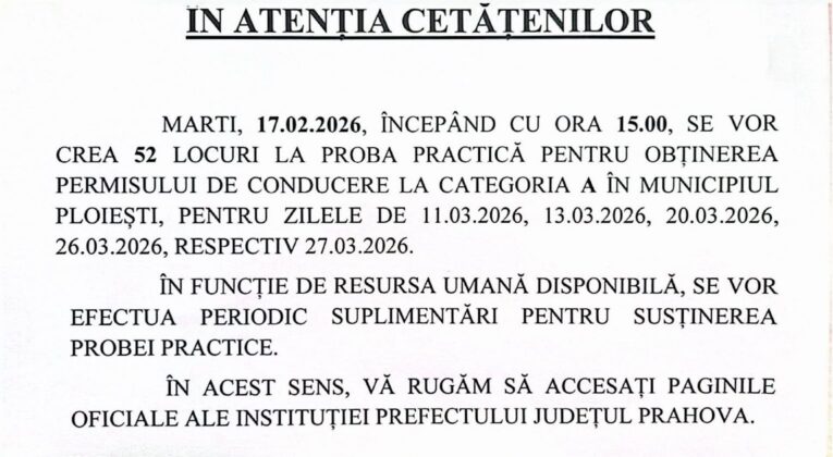 suplimentare locuri