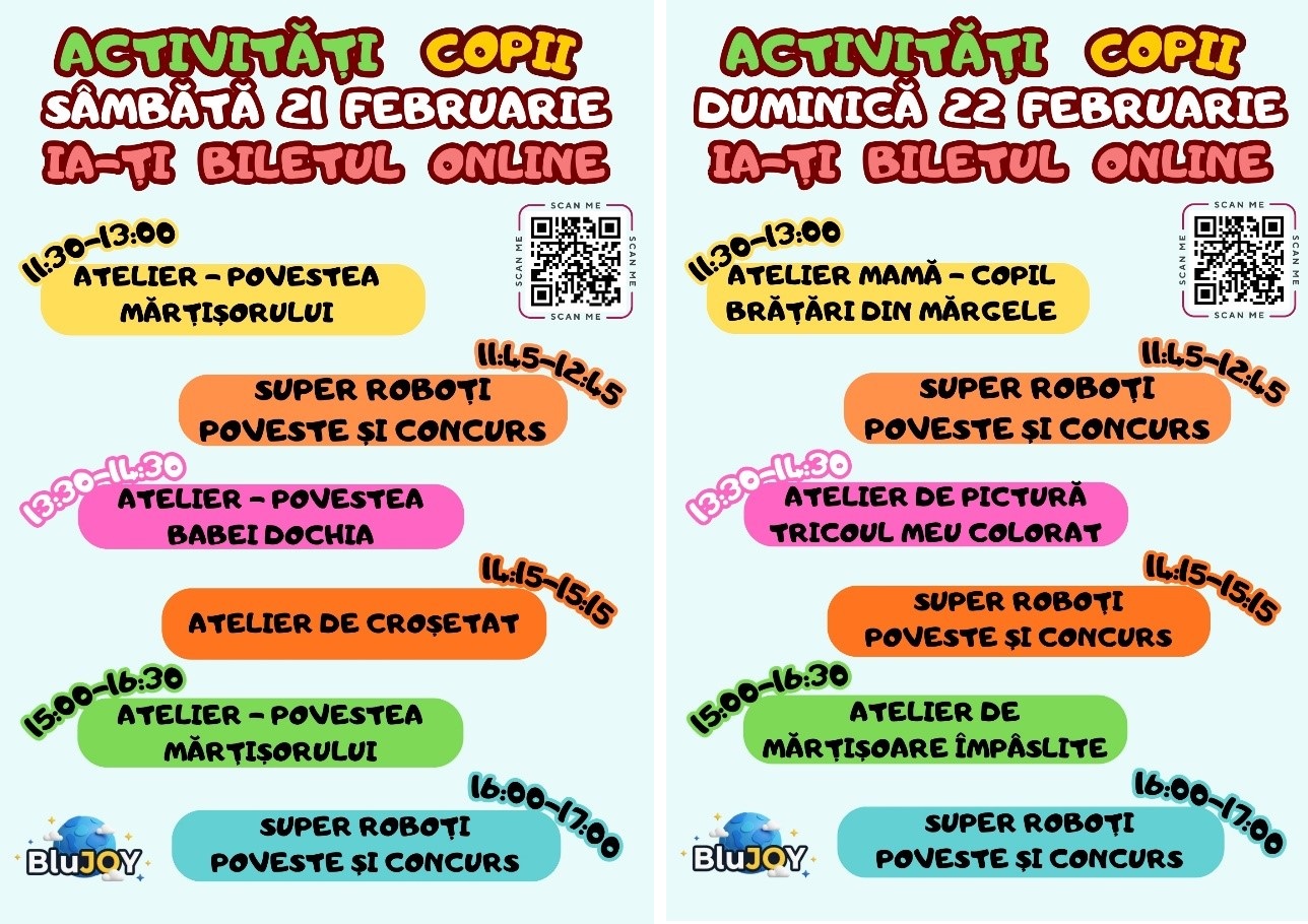 ateliere copii blujoy