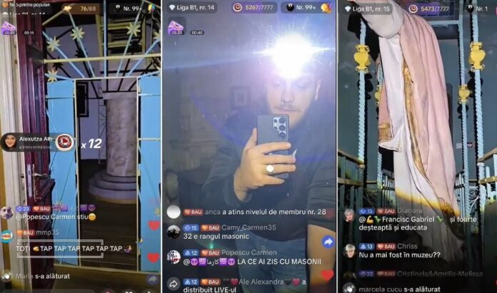 colaj transmisie live muzeu