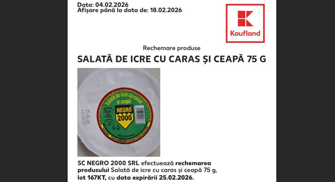 kaufland salata icre