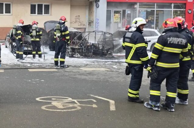 masina electrica incendiu bucuresti