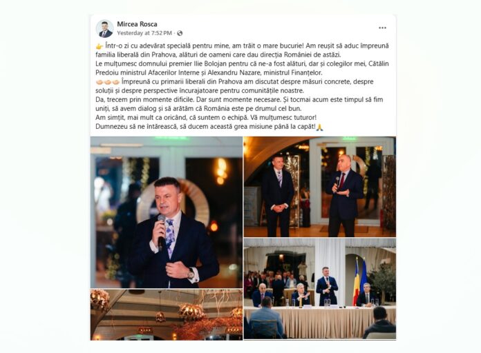 mircea rosca postare facebook petrecere bolojan