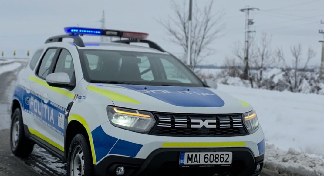 masina politie zapada