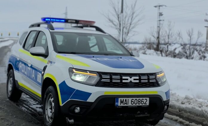 masina politie zapada