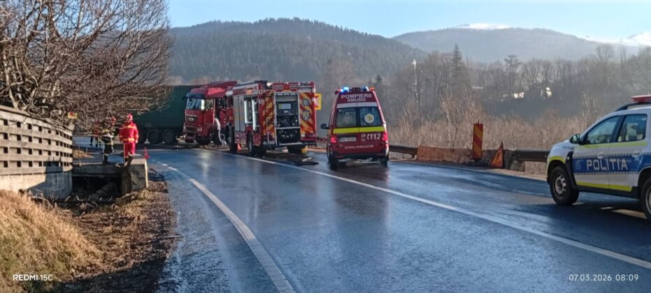 accident dn 1 poiana tapului
