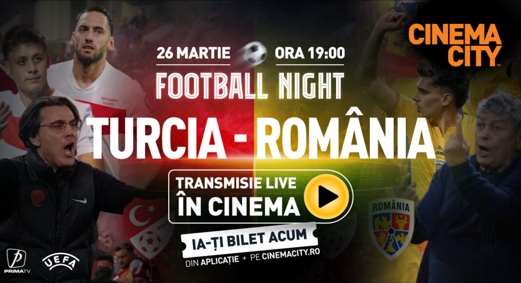 Shopping City Ploiesti - Meciul Romania - Turcia la Cinema City