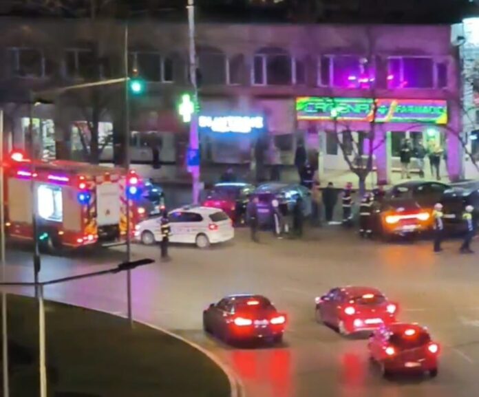 Accident în Ploiești - intersecția Caraiman