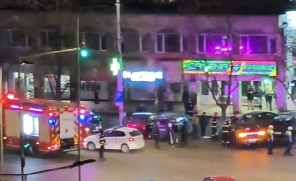 Accident în Ploiești - intersecția Caraiman