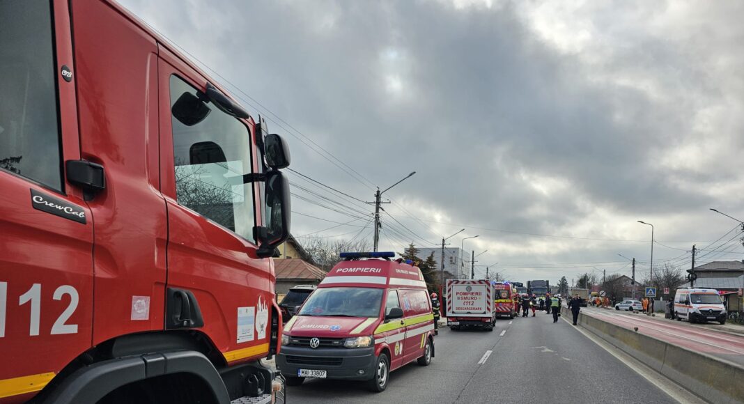 accident microbuz dambovita