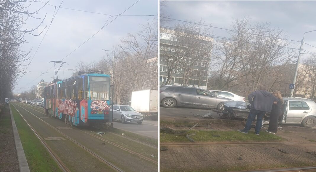 accident tramvai democratiei