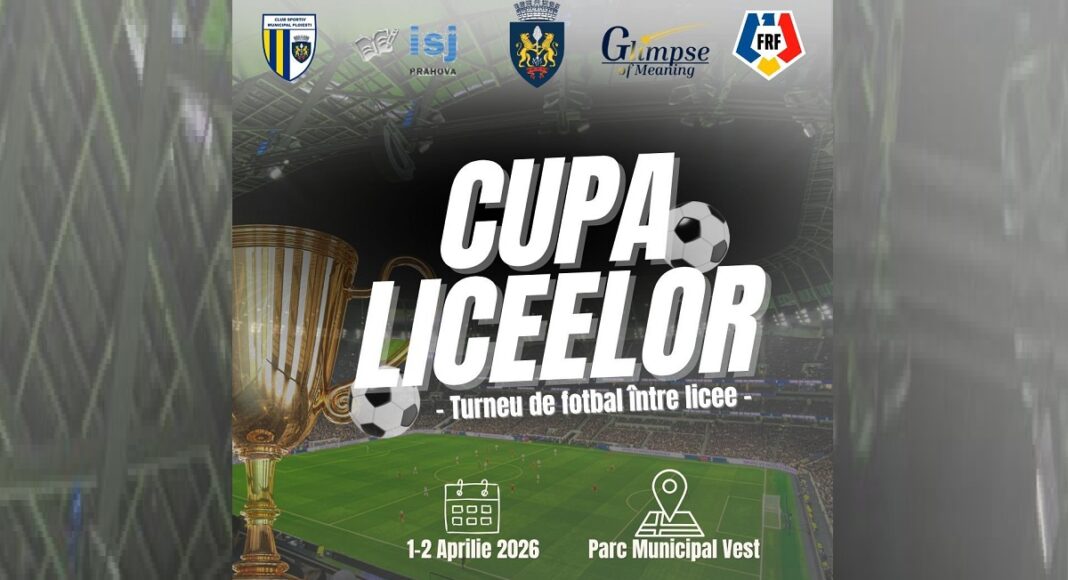 afis cupa liceelor fotbal