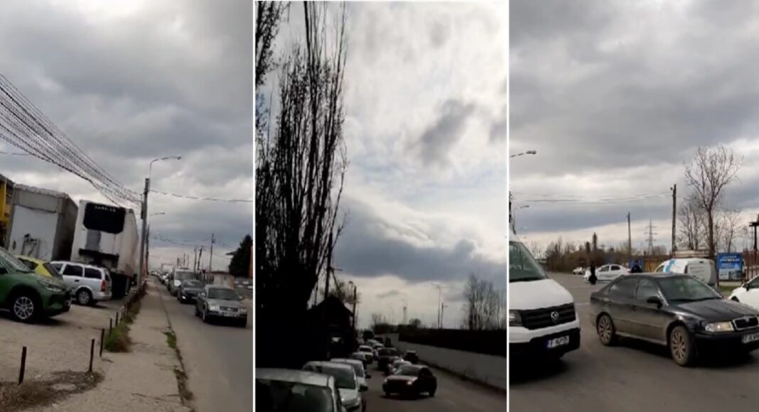 trafic paralizat