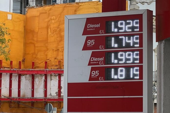 pret carburanti benzinarie spania