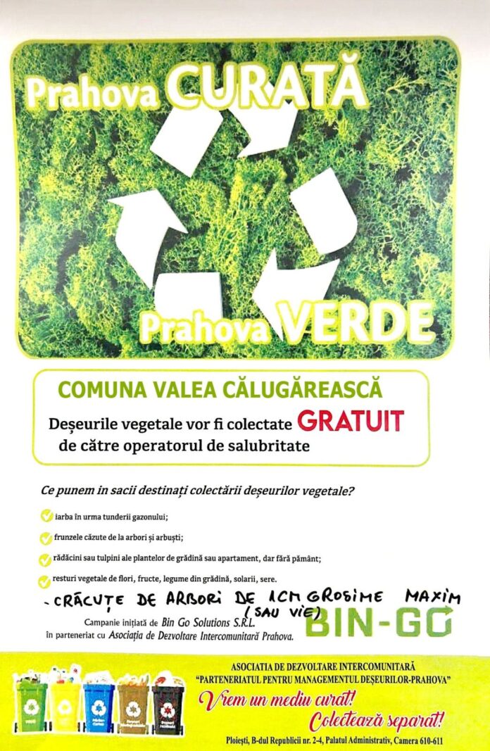 campanie curatenie valea calugareasca