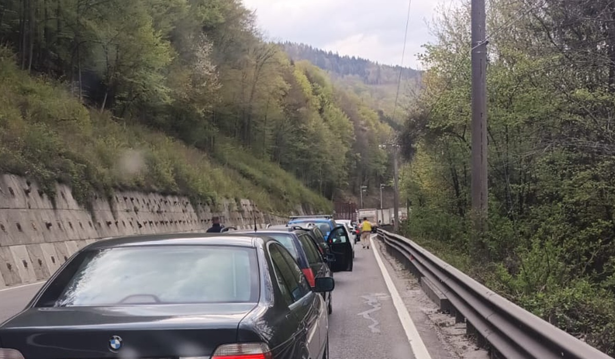 trafic îngreunat DN1