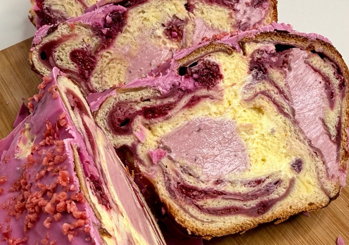 cozonac cu zmeura