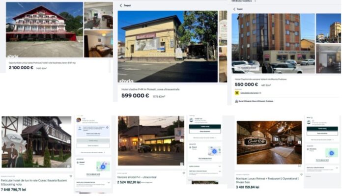 hoteluri de vanzare