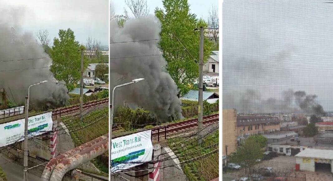 incendiu podu inalt