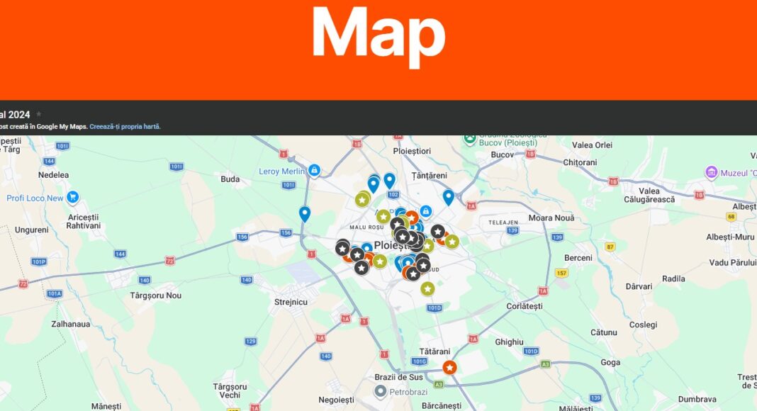 map artown ploiesti