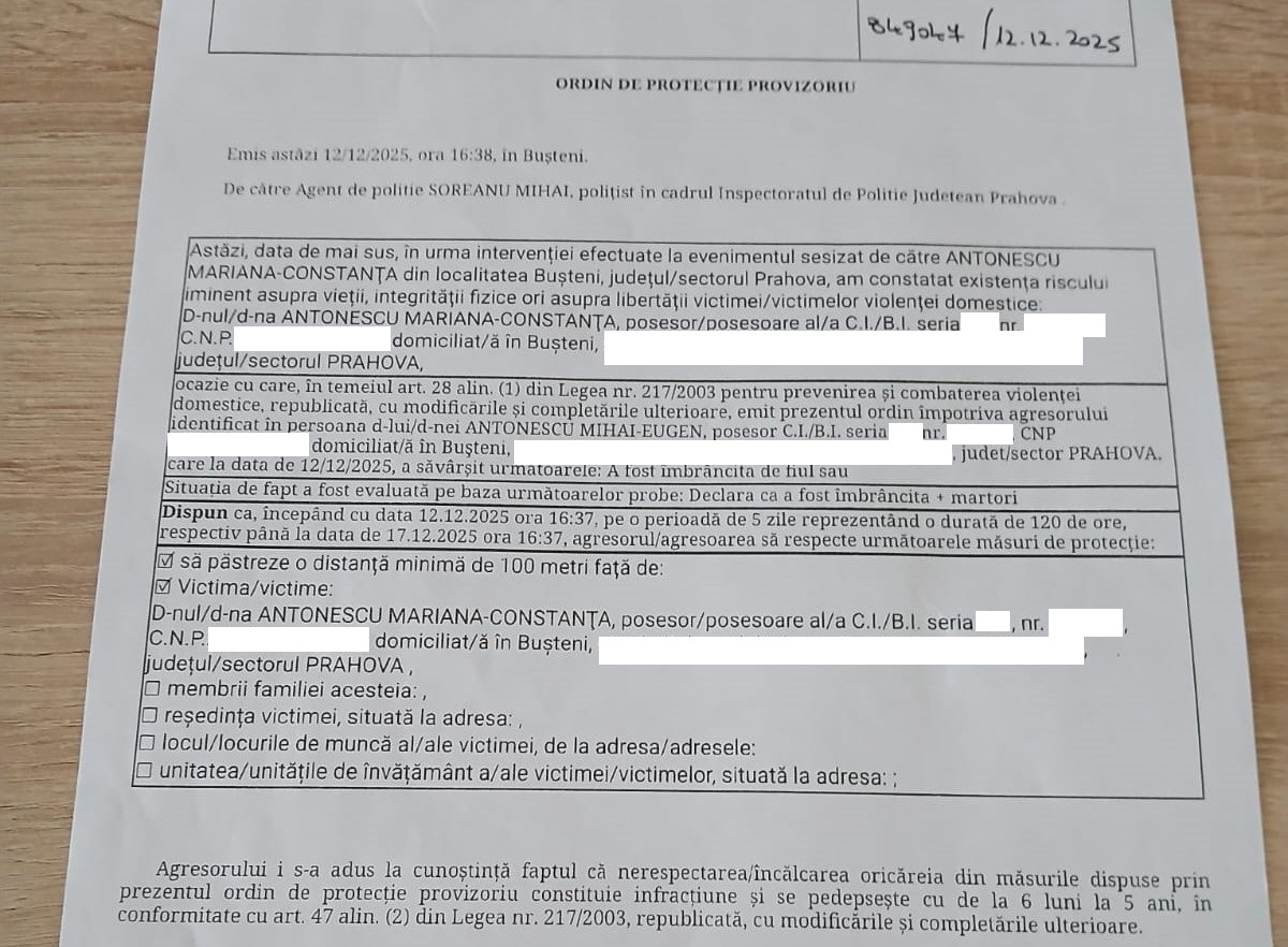ordin de protectie