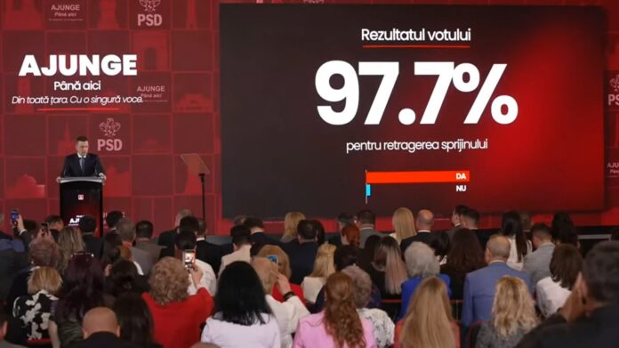 rezultat vot psd